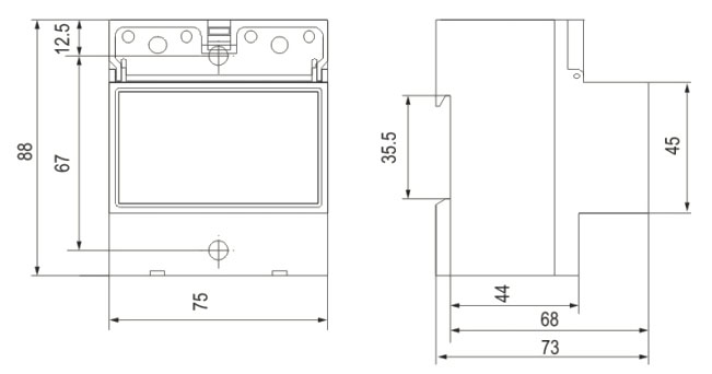 DDSY5588U单相电子式预付费导轨式电能表-上海人民电器开关厂集团有限公司