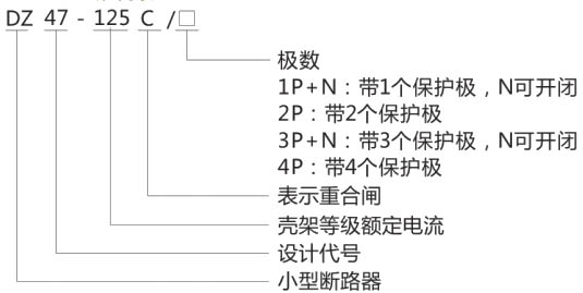 DZ47LE-125C小型重合闸断路器-上海人民电器开关厂集团有限公司